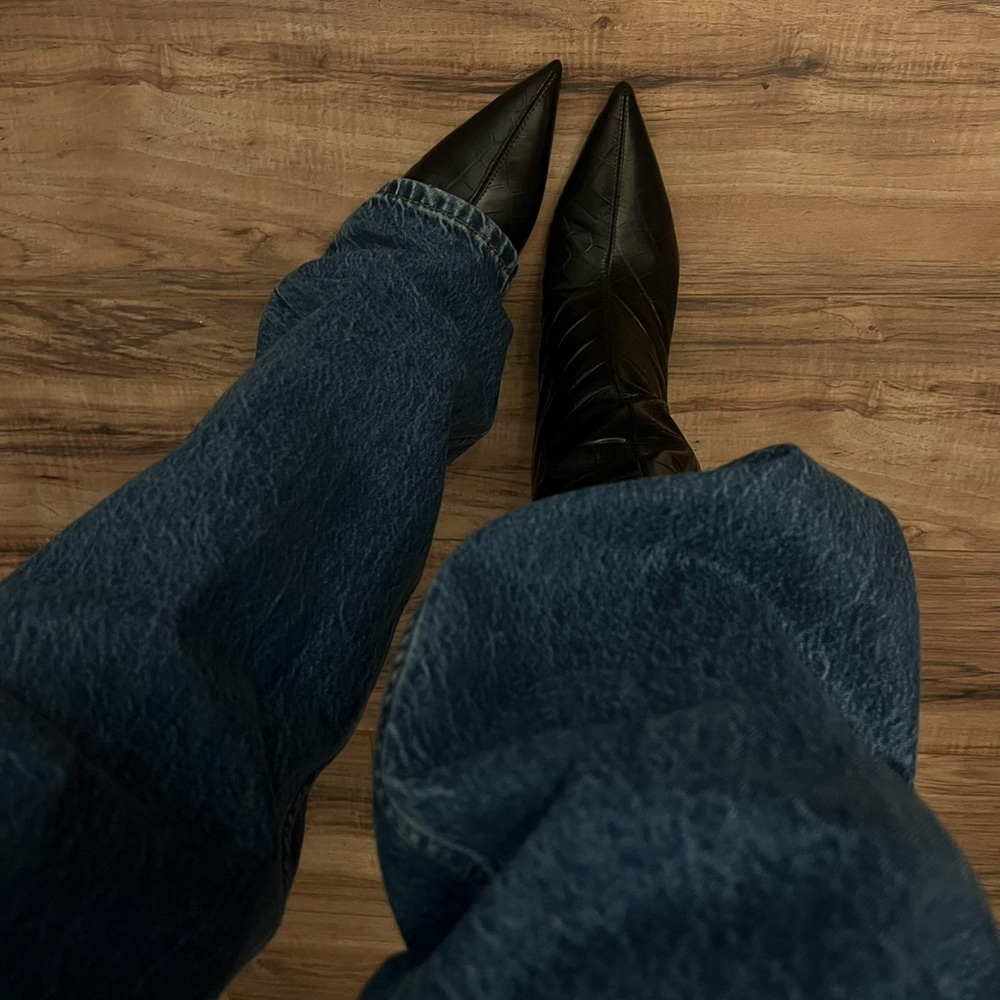 leather boots
